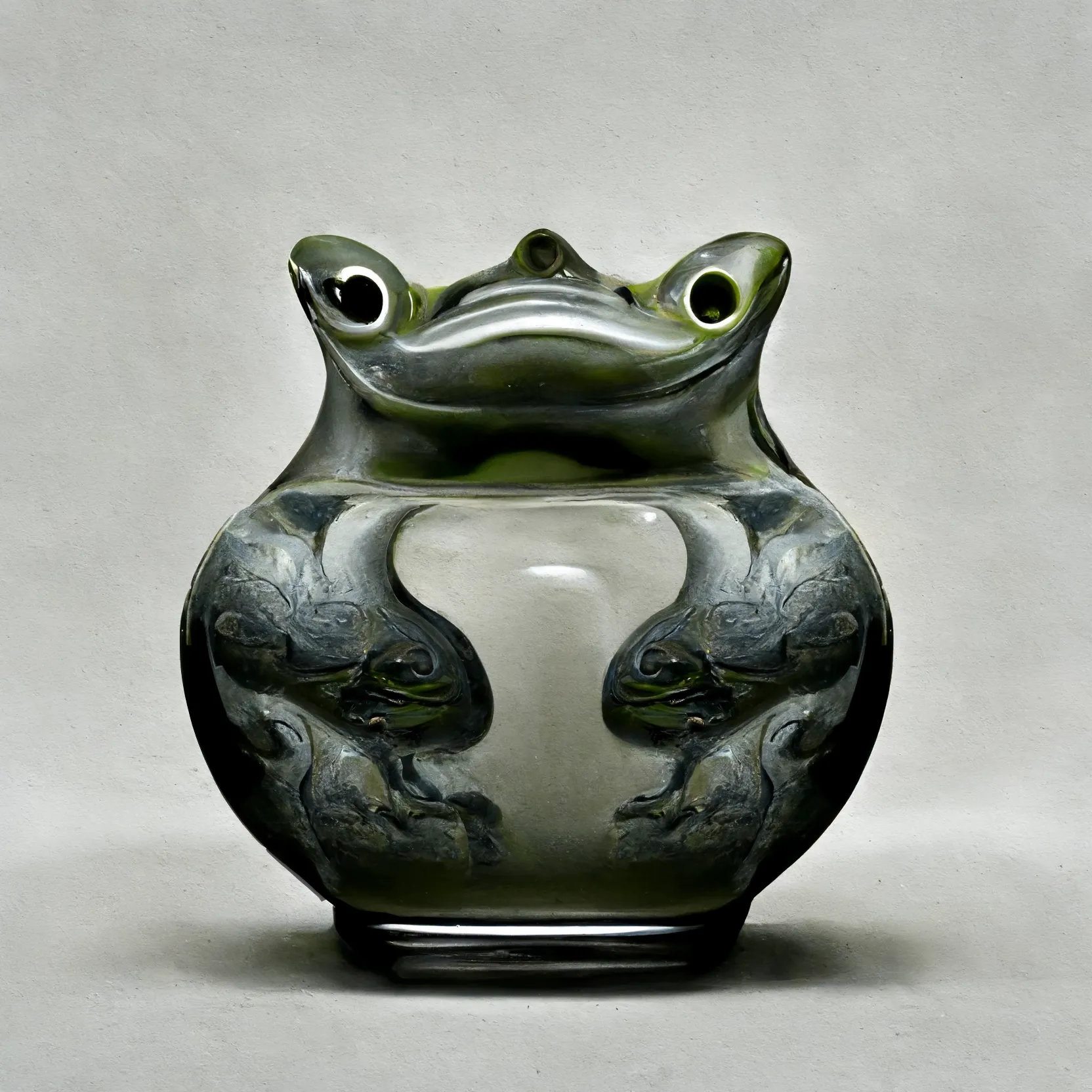 Unknown workshop | Fú Vase | Tang dynasty (618-907 AD) | Porcelain with white underglaze and jade green overglaze enamel.